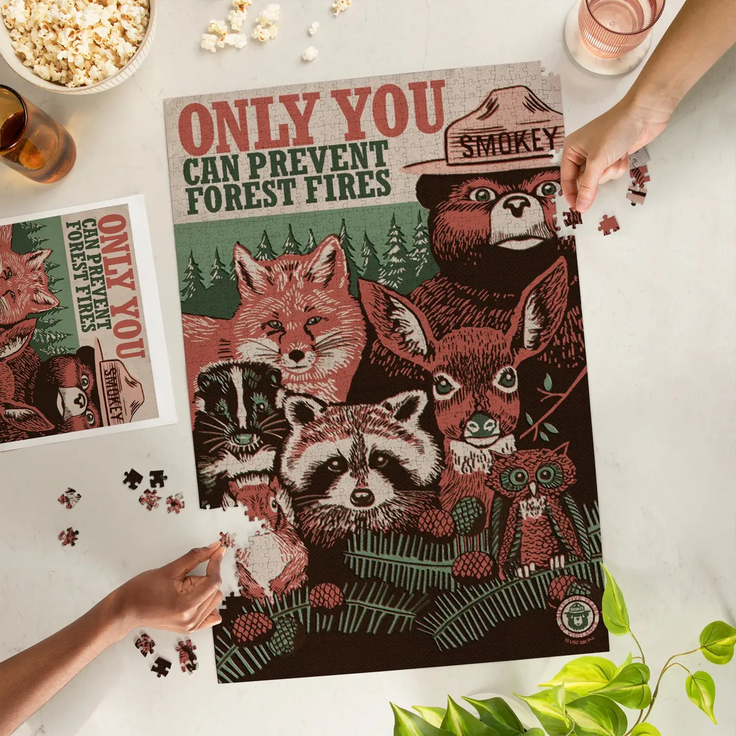 Smokey Bear & Friends 1000 Piece Puzzle