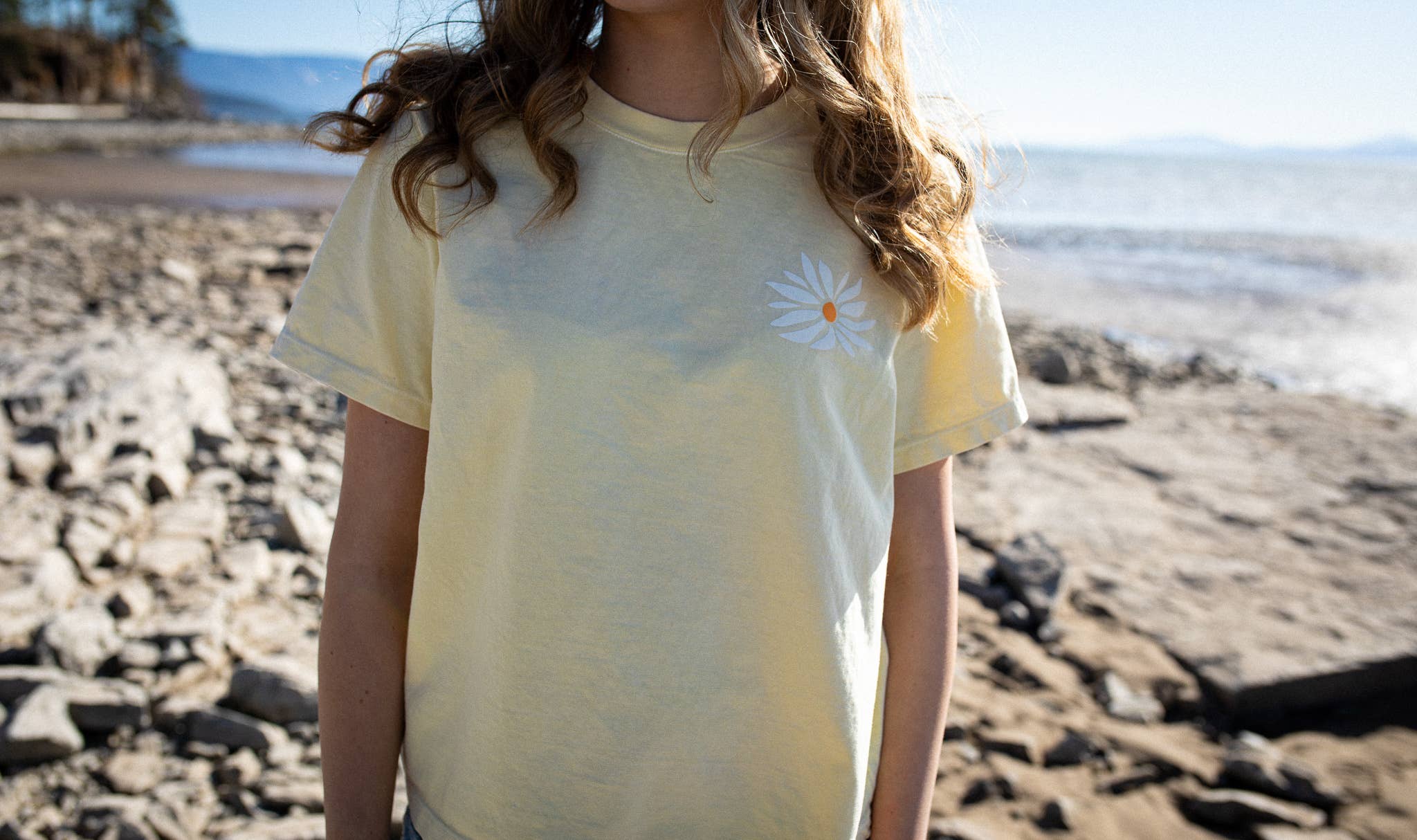 In Full Bloom Ladies Tee - Buttermilk