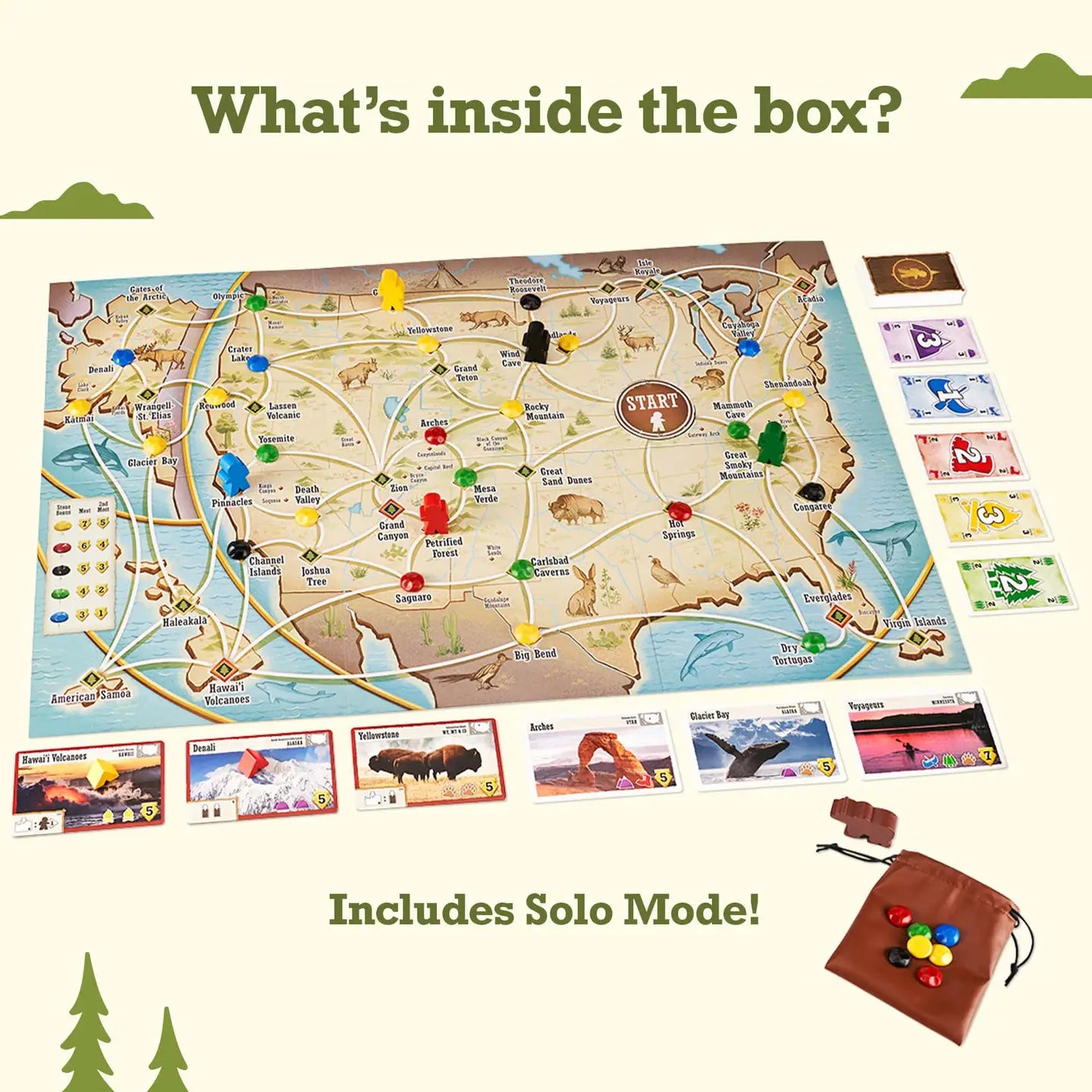 Trekking The National Parks - Board Game