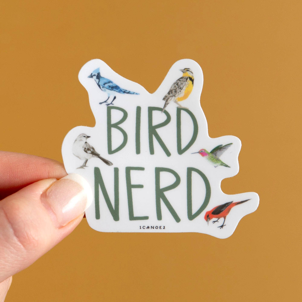 Bird Nerd Sticker