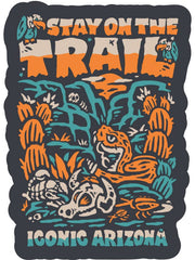 Stay on the Trail Sticker