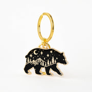 Twilight Mountains Bear Keychain
