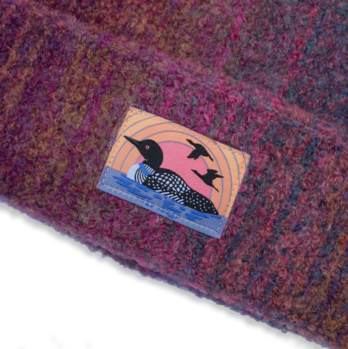 Sunset Loon Knitted Beanie