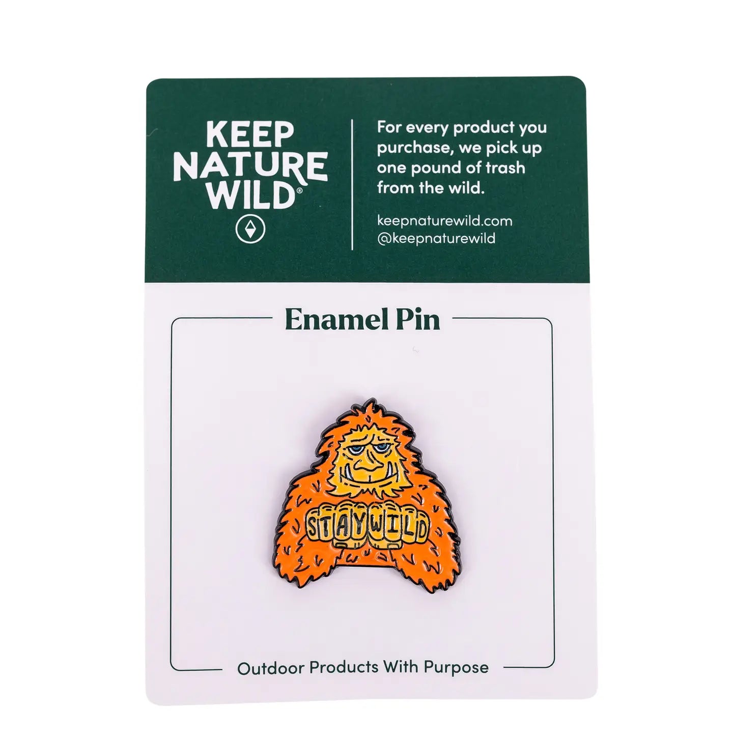 Squatch Life Enamel Pin