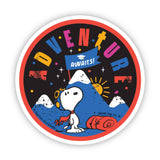 Adventure Awaits Snoopy Sticker