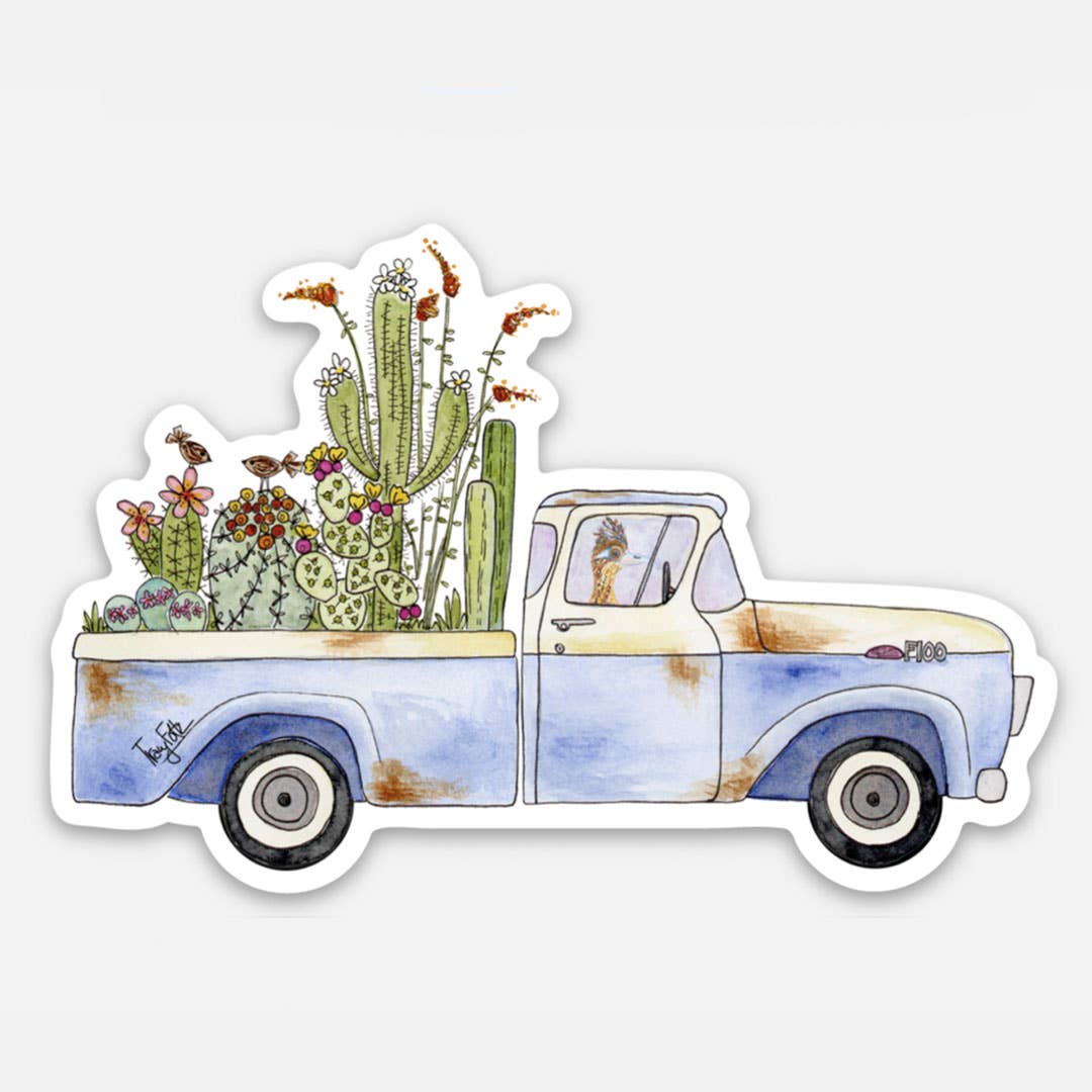 Truck Plants Vinyl Sticker