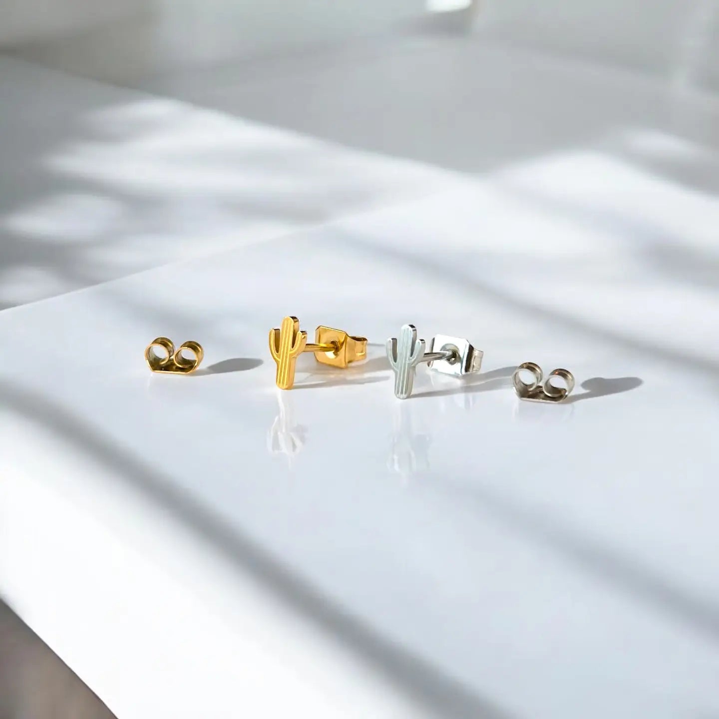 Tiny Desert Cactus Earrings