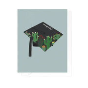 Cactus Graduation Cap Card