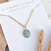 Handmade Pressed Flower Necklaces
