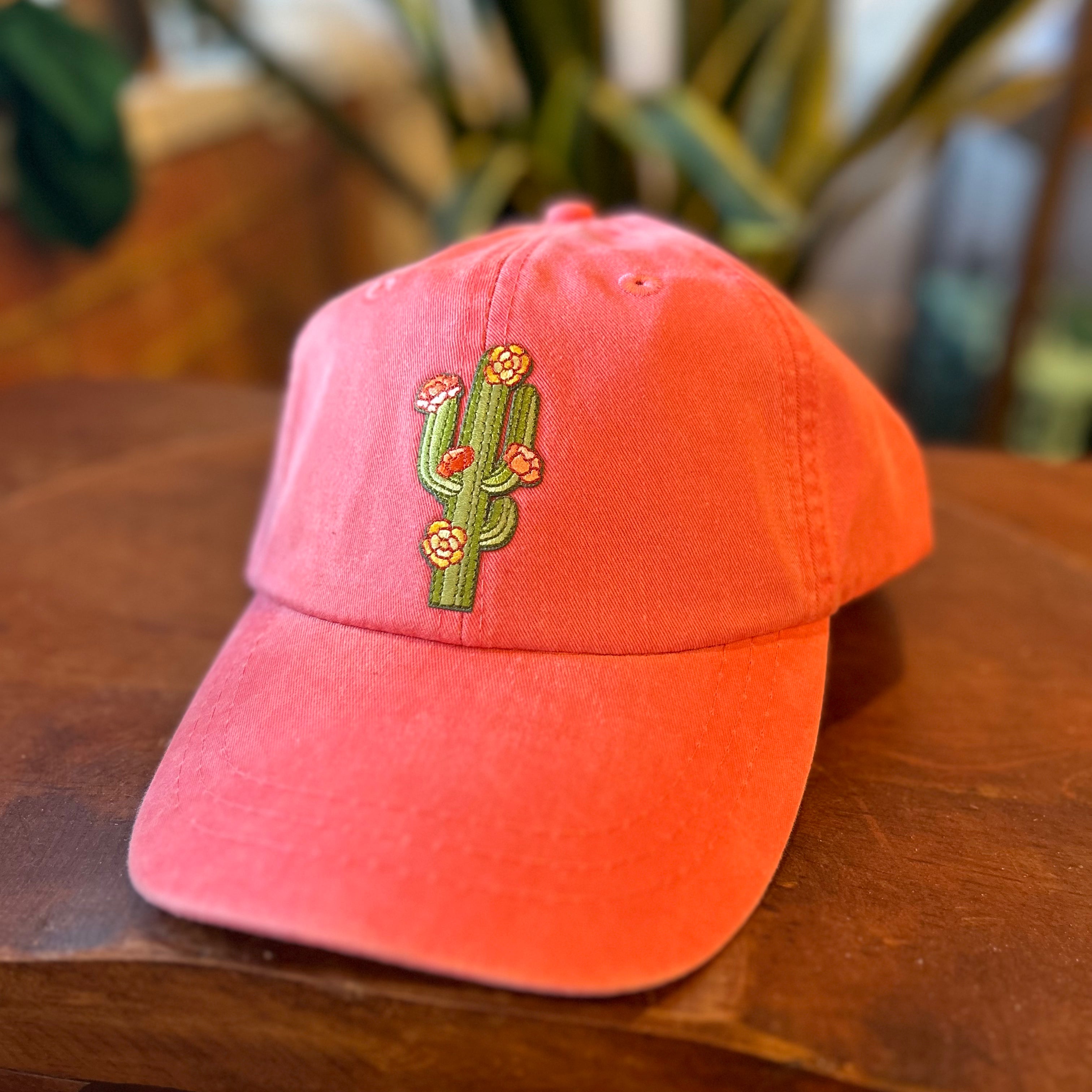Blooming Cactus Dad Hat – Earthwild.com / Blue Planet Outdoors