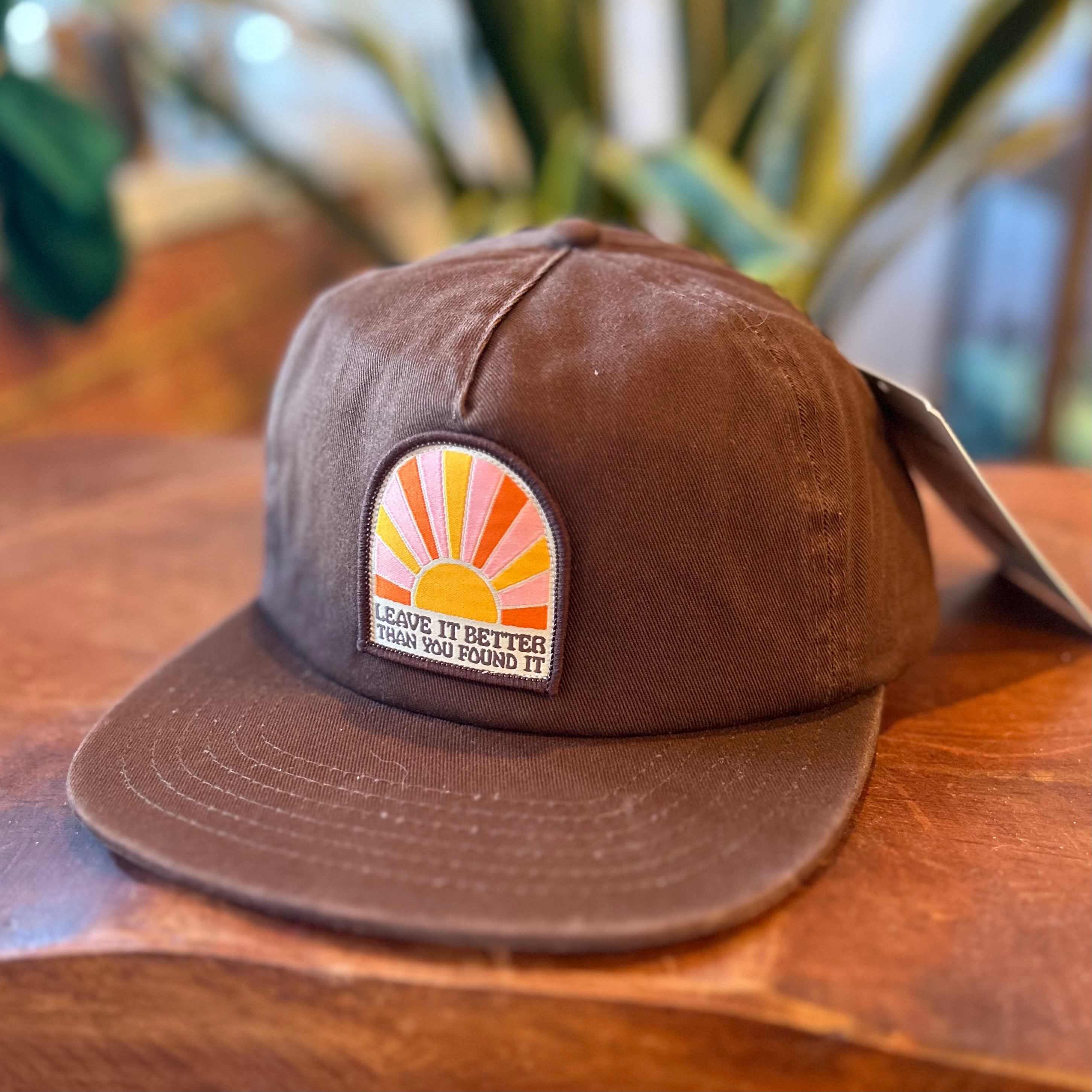 Leave It Better Sunrise Patch Hat