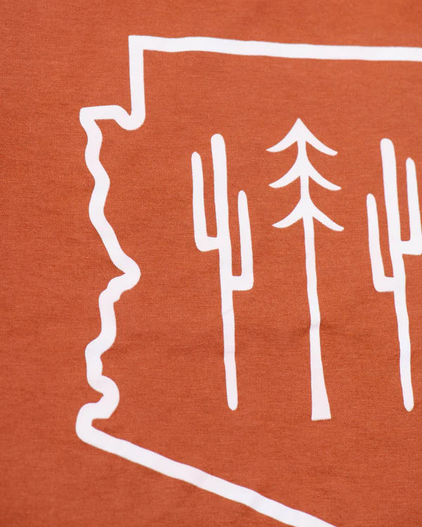 AZ Wilderness Tee - Redwood