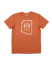AZ Wilderness Tee - Redwood