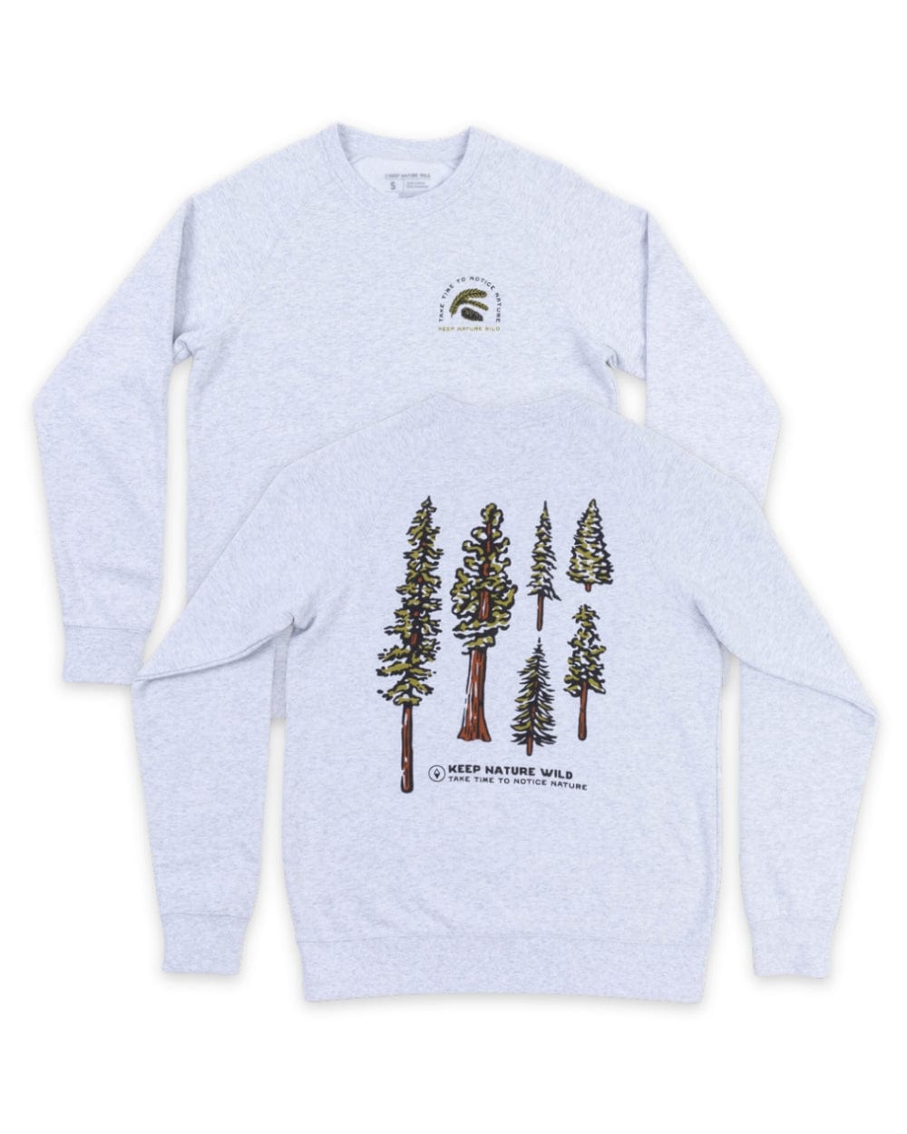 Nature Study Conifers Unisex Crewneck Sweatshirt