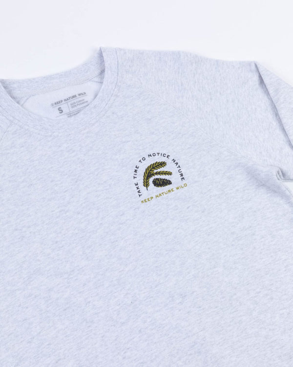 Nature Study Conifers Unisex Crewneck Sweatshirt | Ash