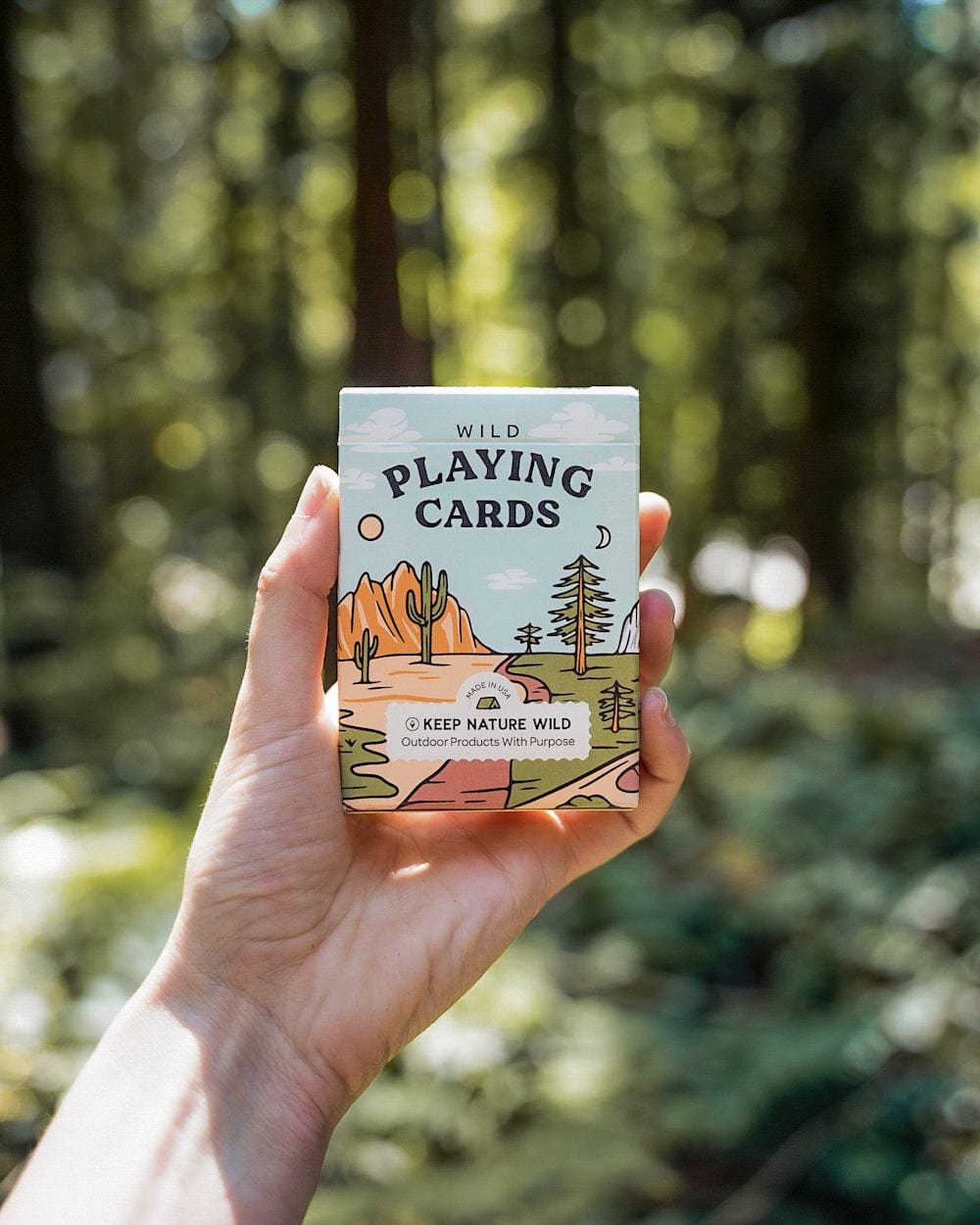 Keep Nature Wild Playing Cards