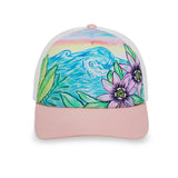 Kids Passion Flower Artist Series Trucker Hat