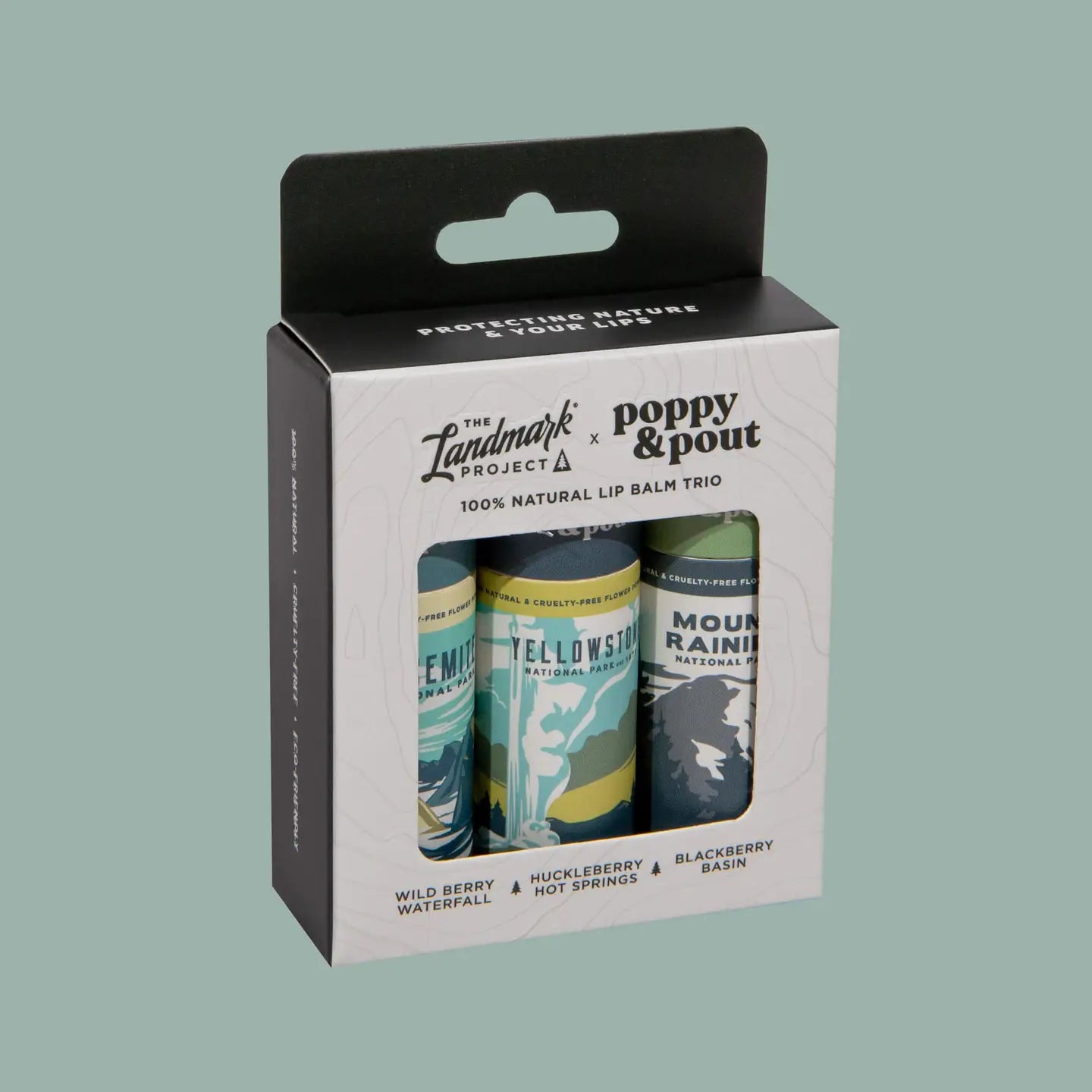 The Mountain National Park Lip Balm Set