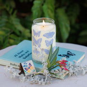 Moth and Butterflies Field Guide Candle