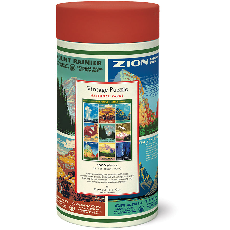 National Parks Posters 1,000 Piece Puzzle