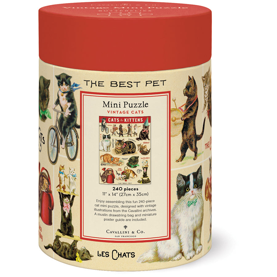 Vintage Cats Mini Puzzle