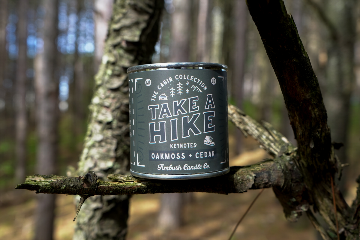 Take A Hike Candle