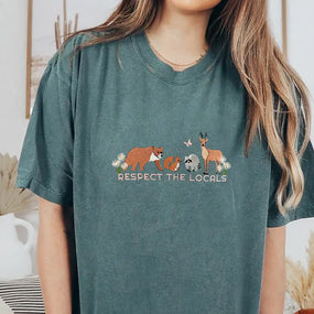 Respect the Locals Embroidered Tee