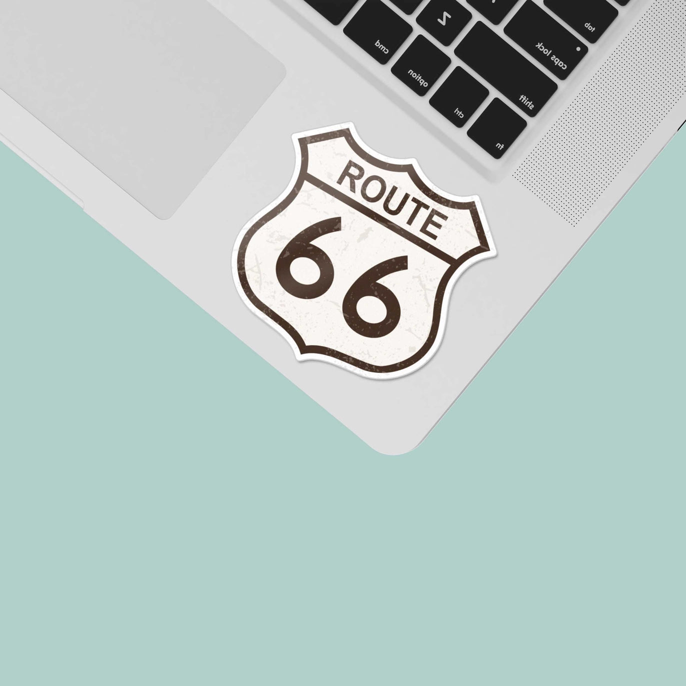 Route 66 Road Sign Sticker