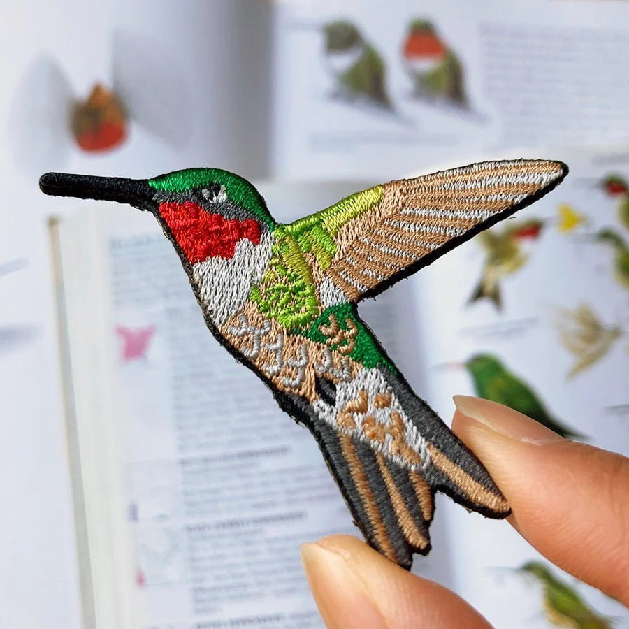 Ruby-Throated Hummingbird Patch – Earthwild.com / Blue Planet Outdoors