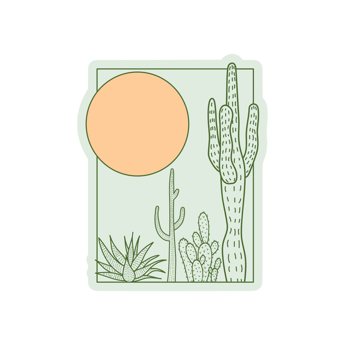 Sonoran Sunrise Sticker