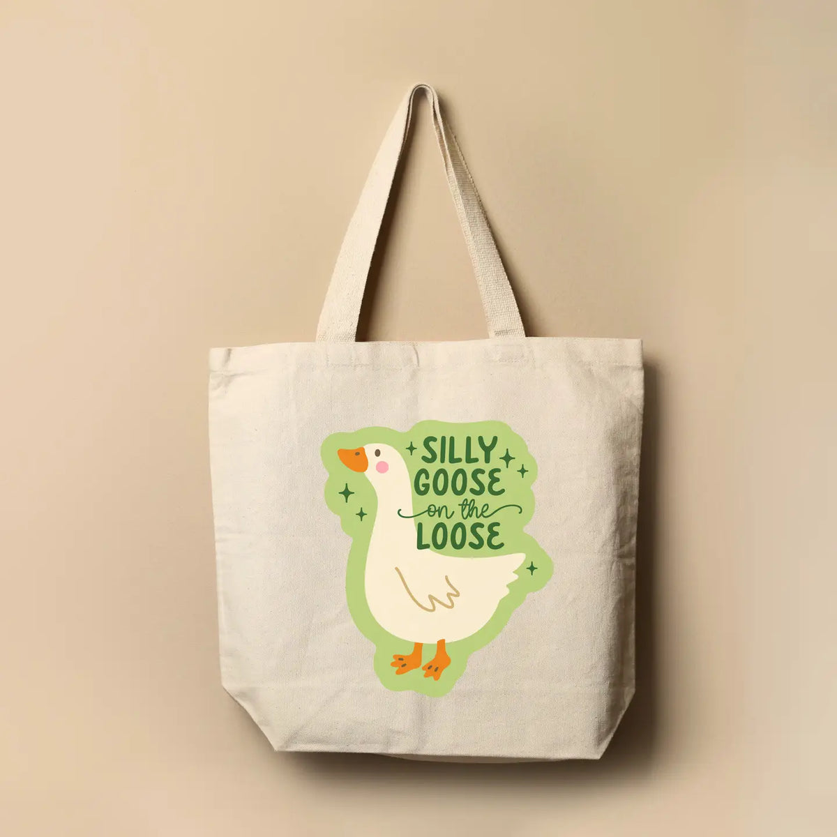 Silly Goose on the Loose Tote Bag
