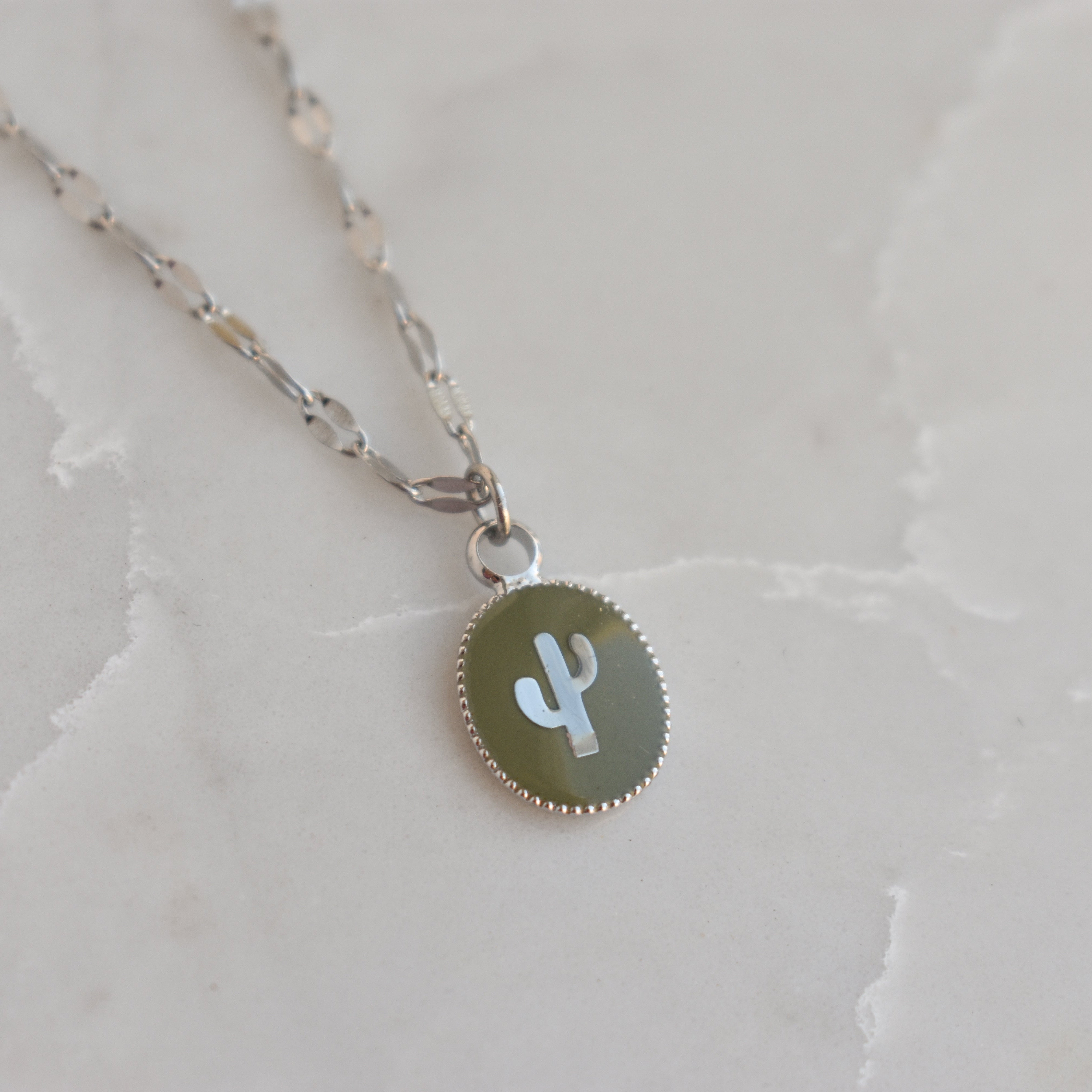 "Still like a Saguaro" Handmade Necklace