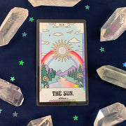 The Sun Tarot Holographic Sticker