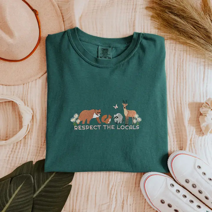 Respect the Locals Embroidered Tee