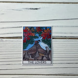 The Lovers Quail Desert Tarot Sticker