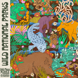 Wild Parks 500 piece puzzle box showing a lush jungle scene with animals