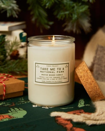 Take Me To The Parks Winter Woods Candle