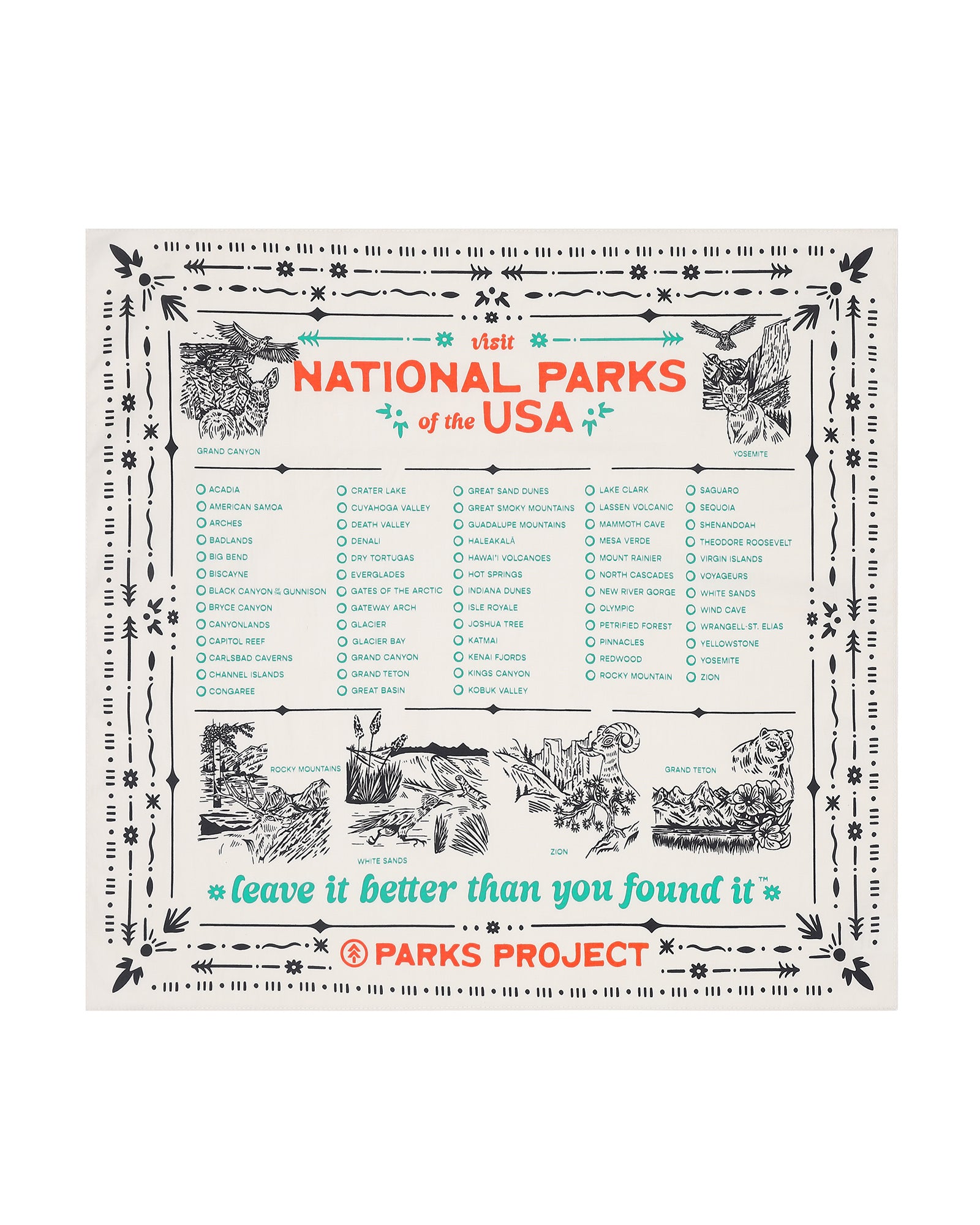 National Park Naturalist Bandana