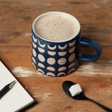 Moon Phases Ink Imprint Mug