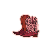 Valentine Heart Boots Sticker