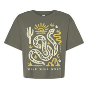 Wild Wild West Jersey Mid-Length Boxy Tee