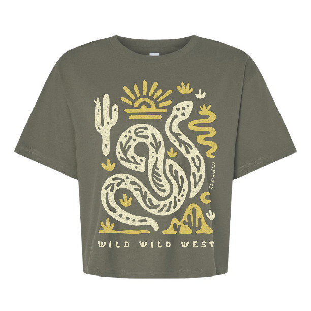 Wild Wild West Jersey Mid-Length Boxy Tee