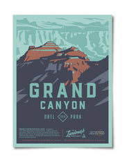 Grand Canyon North Rim Poster - 12 x 16