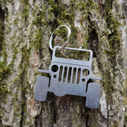 Jeep 4x4 Recycled Steel Keychain