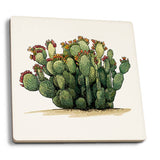 Prickly Pear Cactus Coaster