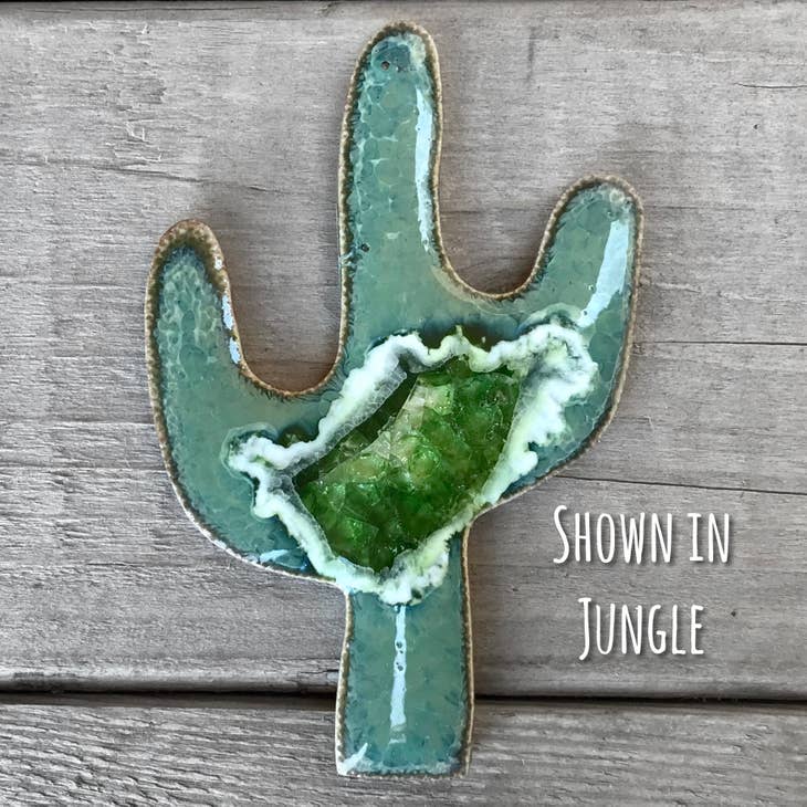Saguaro Cactus Geode Magnet