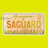 AZ Saguaro Bumper Sticker