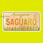 AZ Saguaro Bumper Sticker
