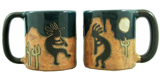 Kokopelli Round Stoneware Mug
