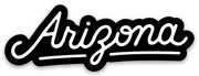 Arizona Script Sticker